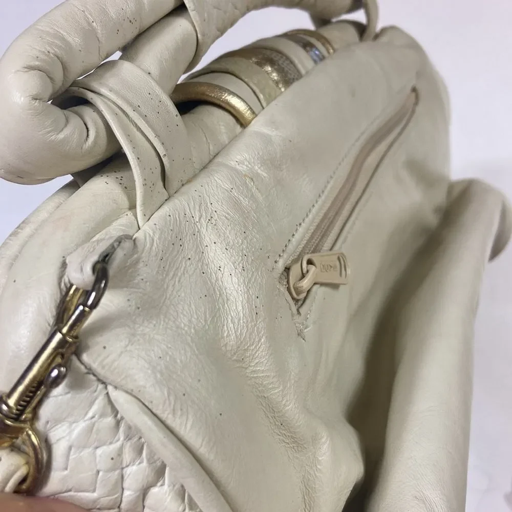 VINTAGE BAGS BY PINKY GENUINE LEATHER MADE IN USA WOMEN BAG